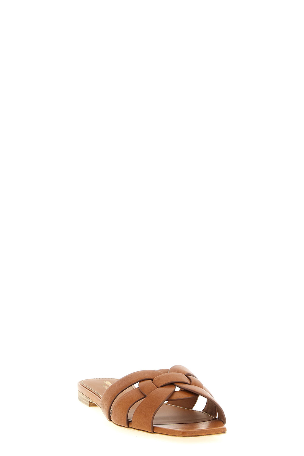 SAINT LAURENT 'Tribute Nu Pieds’ mules For Women 100% calf leather (bos taurus)