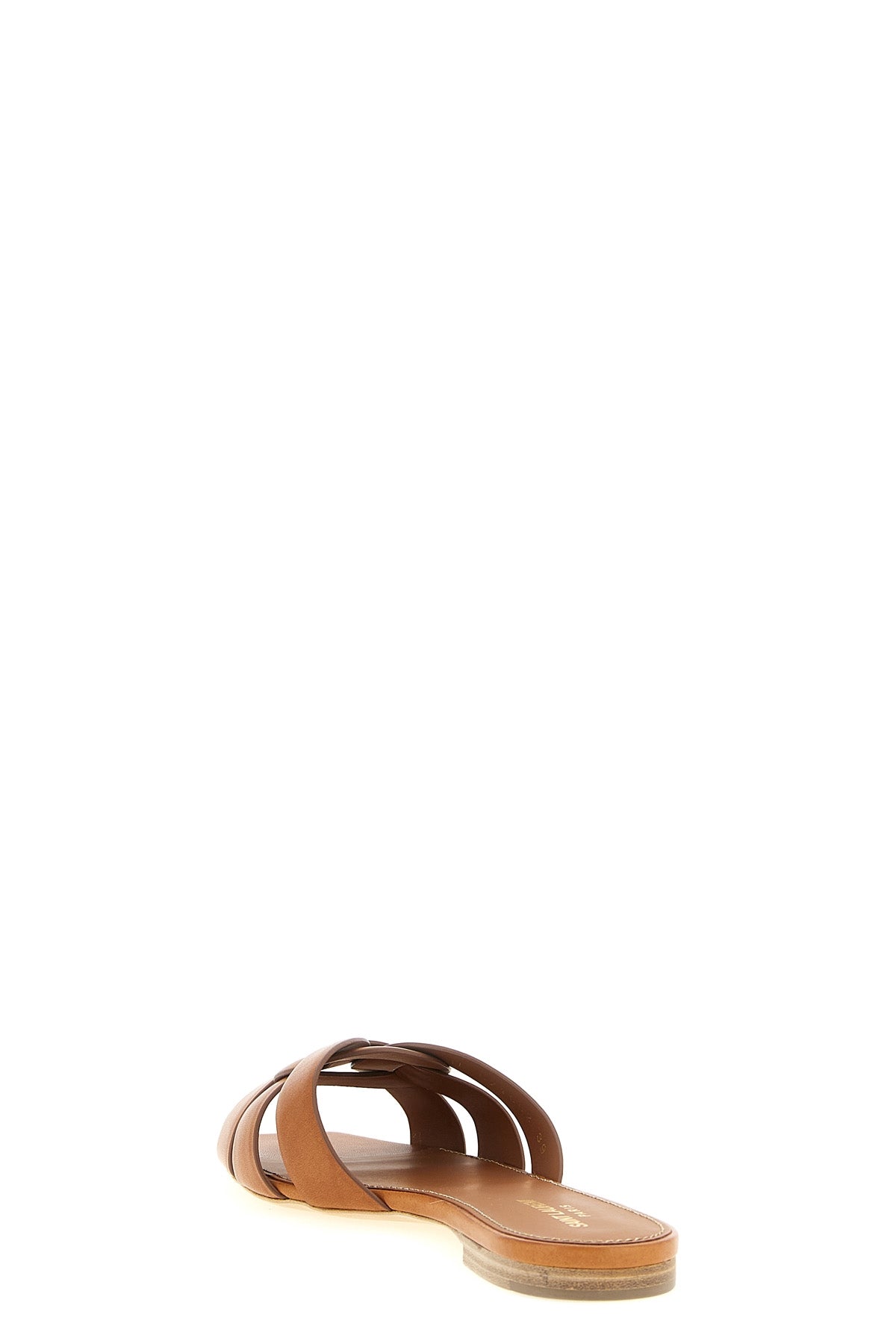SAINT LAURENT 'Tribute Nu Pieds’ mules For Women 100% calf leather (bos taurus)
