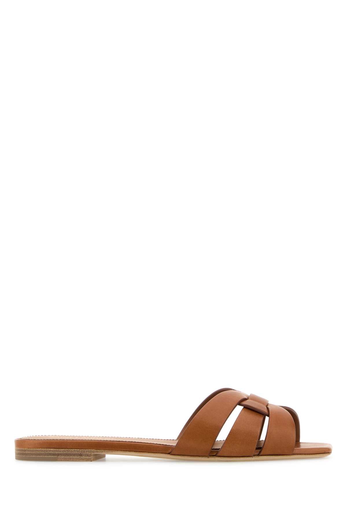 SAINT LAURENT TRIBUTE 05 FLAT S For Women Exterior: 100% Leather Interior: 100% Leather Sole: Leather