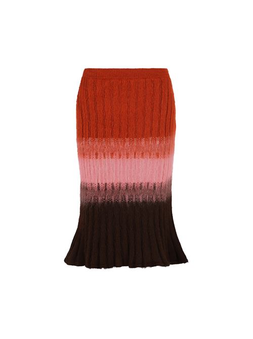 Gonna realizzata in mohair e poliammide