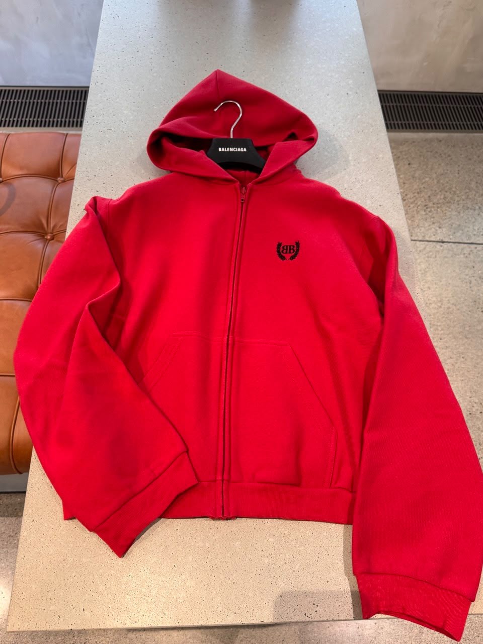 Laurel Logo Zip-Up Hoodie