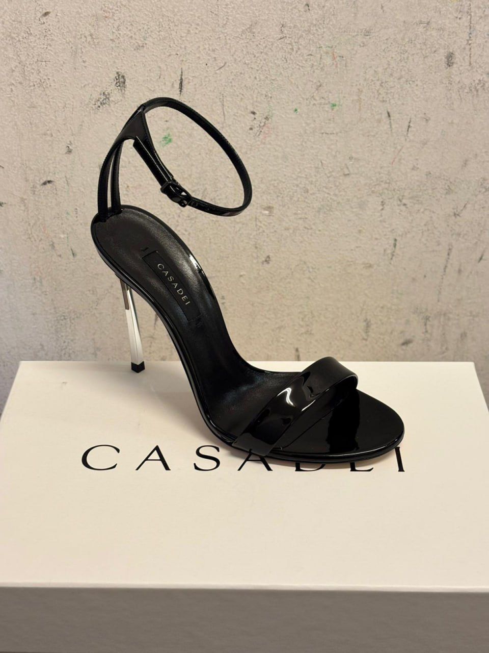 Crystal-Embellished Slingback Sandals