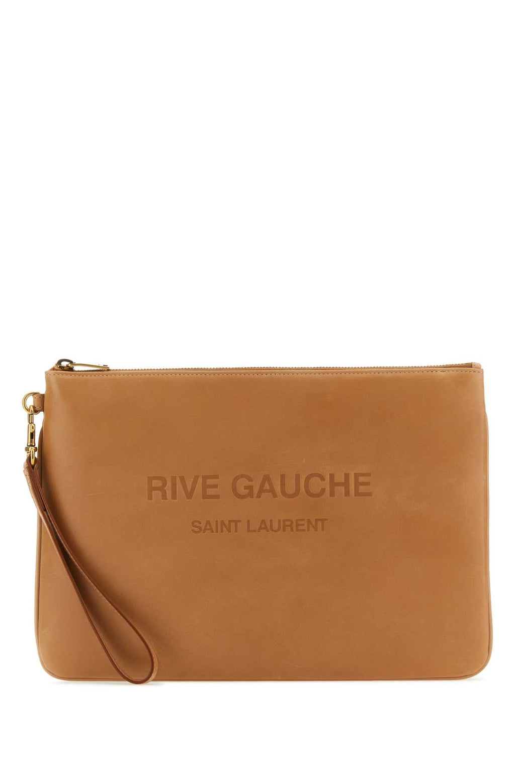 SAINT LAURENT BEAUTY CASE For Men Exterior: 100% Calf Lining: 100% Fabric Finishing: Ruthenium
