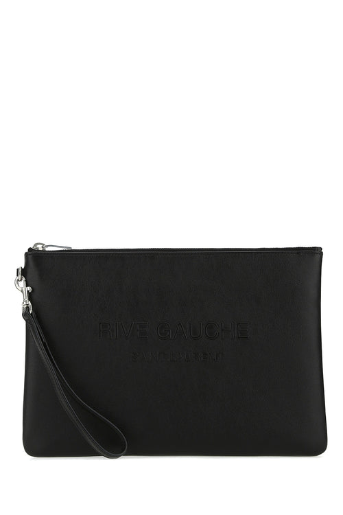SAINT LAURENT BORSA For Men Exterior: 100% Calf Lining: 100% Fabric Finishing: Ruthenium