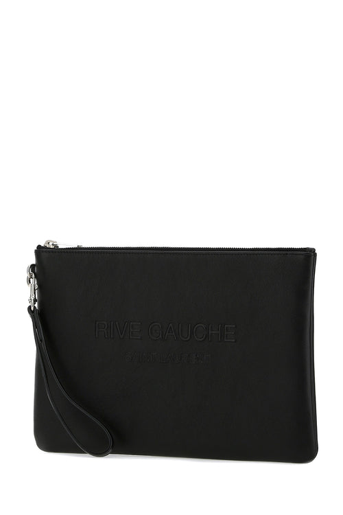 SAINT LAURENT BORSA For Men Exterior: 100% Calf Lining: 100% Fabric Finishing: Ruthenium