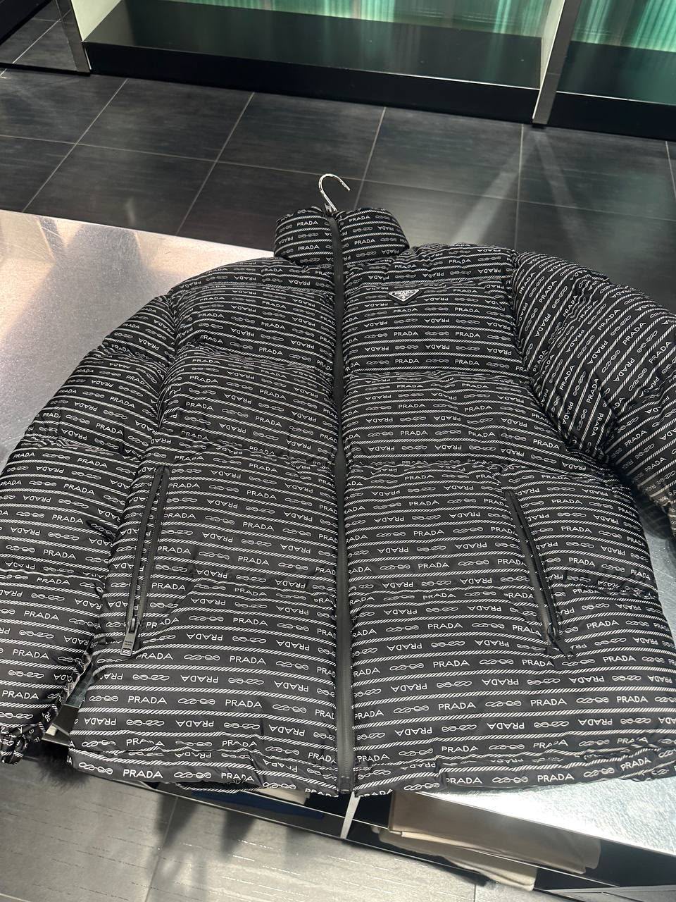Logo-Print Puffer Jacket