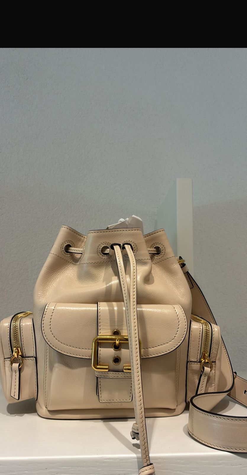 Wander Leather Bucket Bag