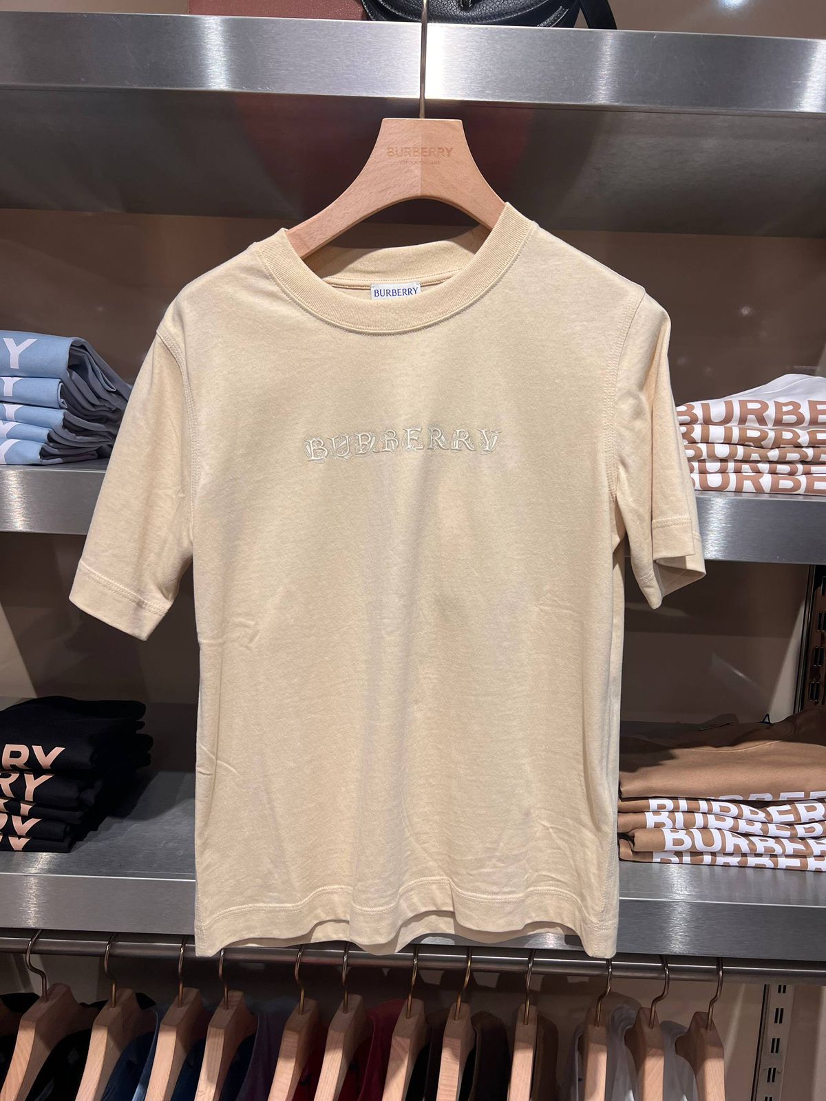 Embroidered Logo Cotton T-shirt