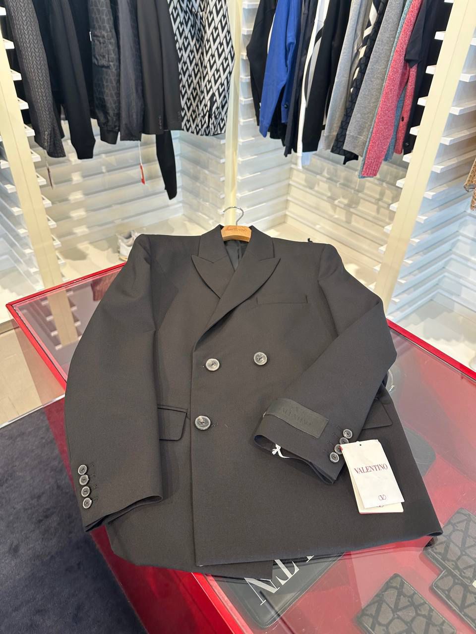 Double-Breasted Wool Blazer