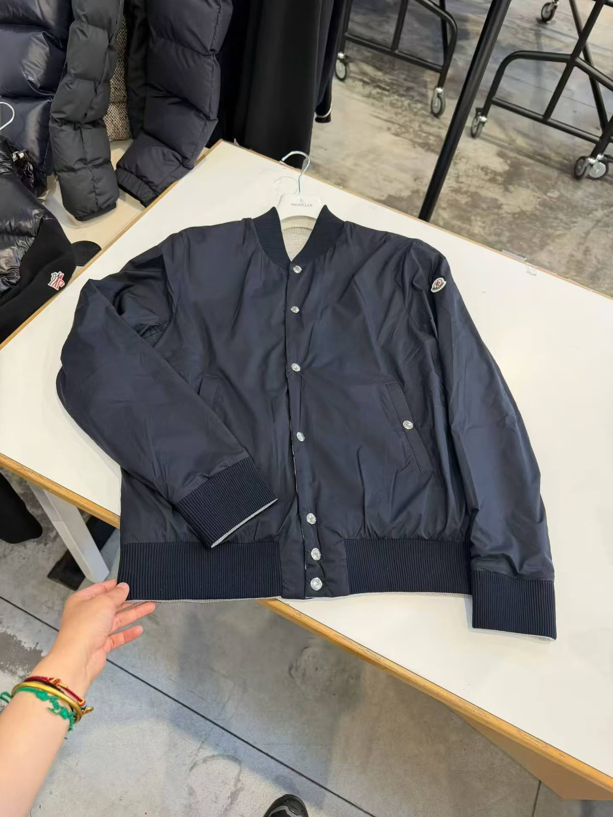Nylon Bomber Jacket