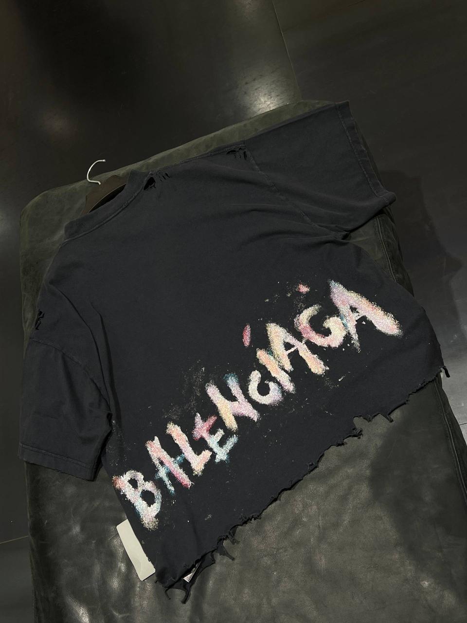 Glitter Logo Cropped T-Shirt