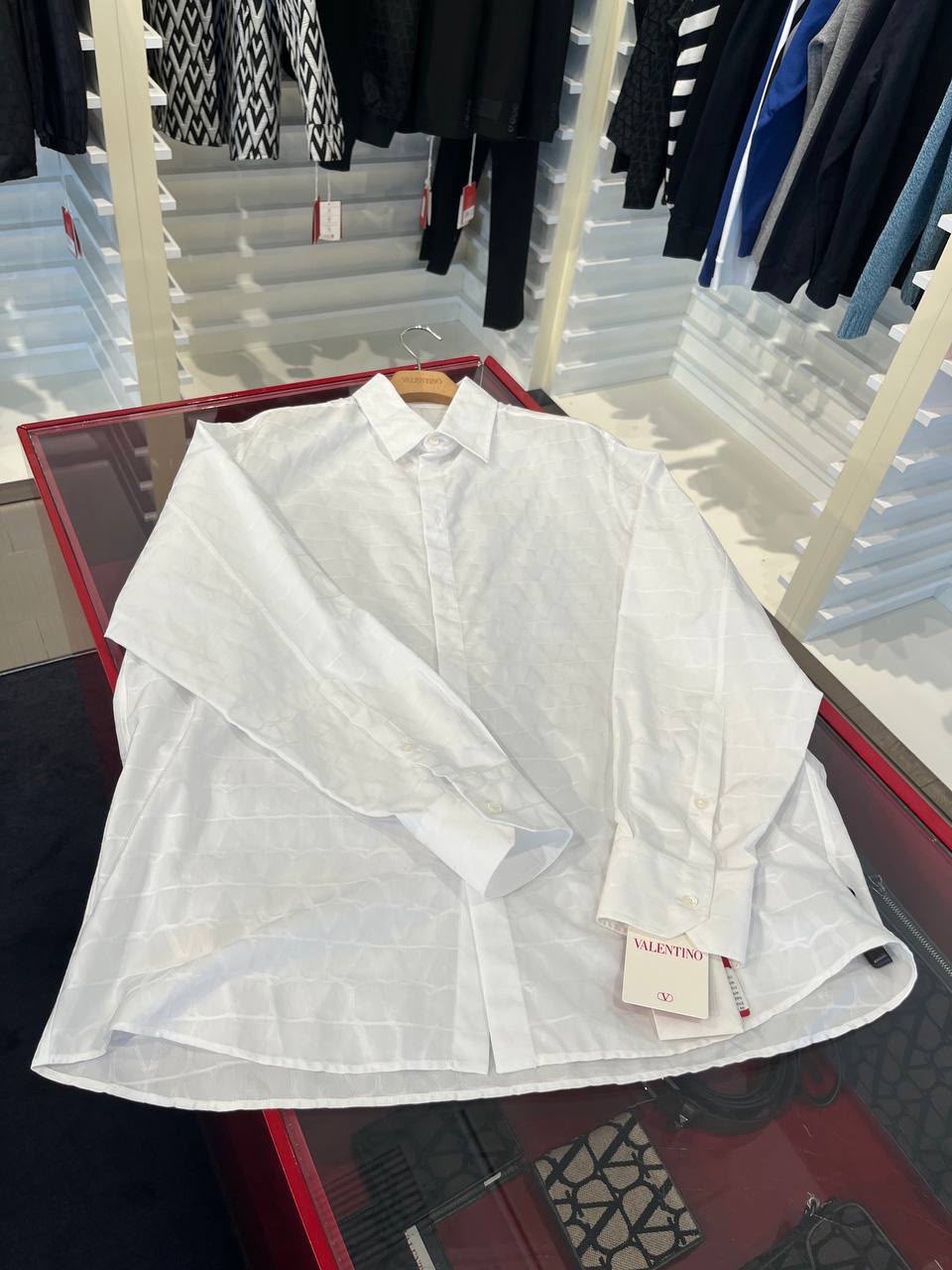 VLogo Signature Jacquard Shirt