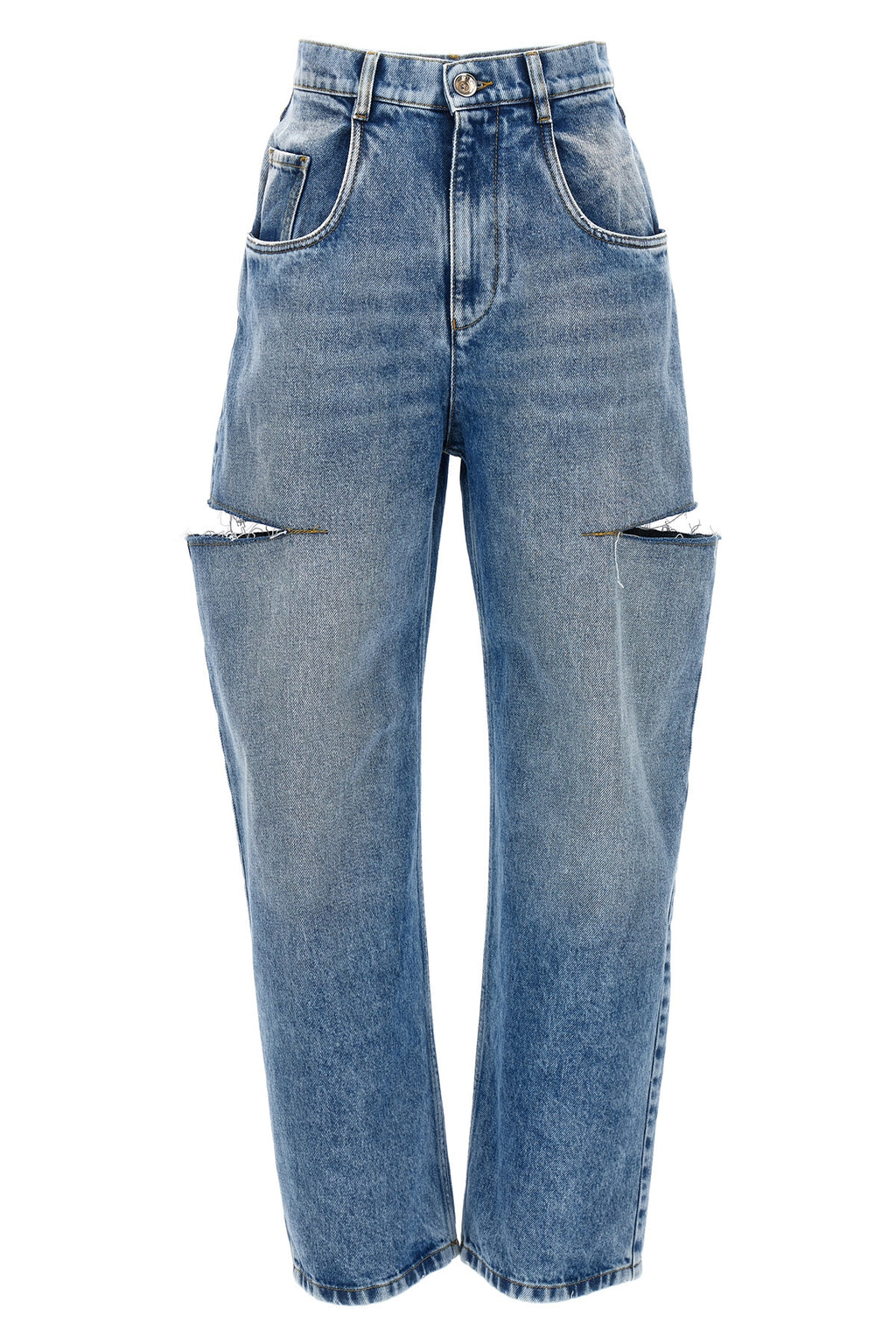 Cut-out jeans