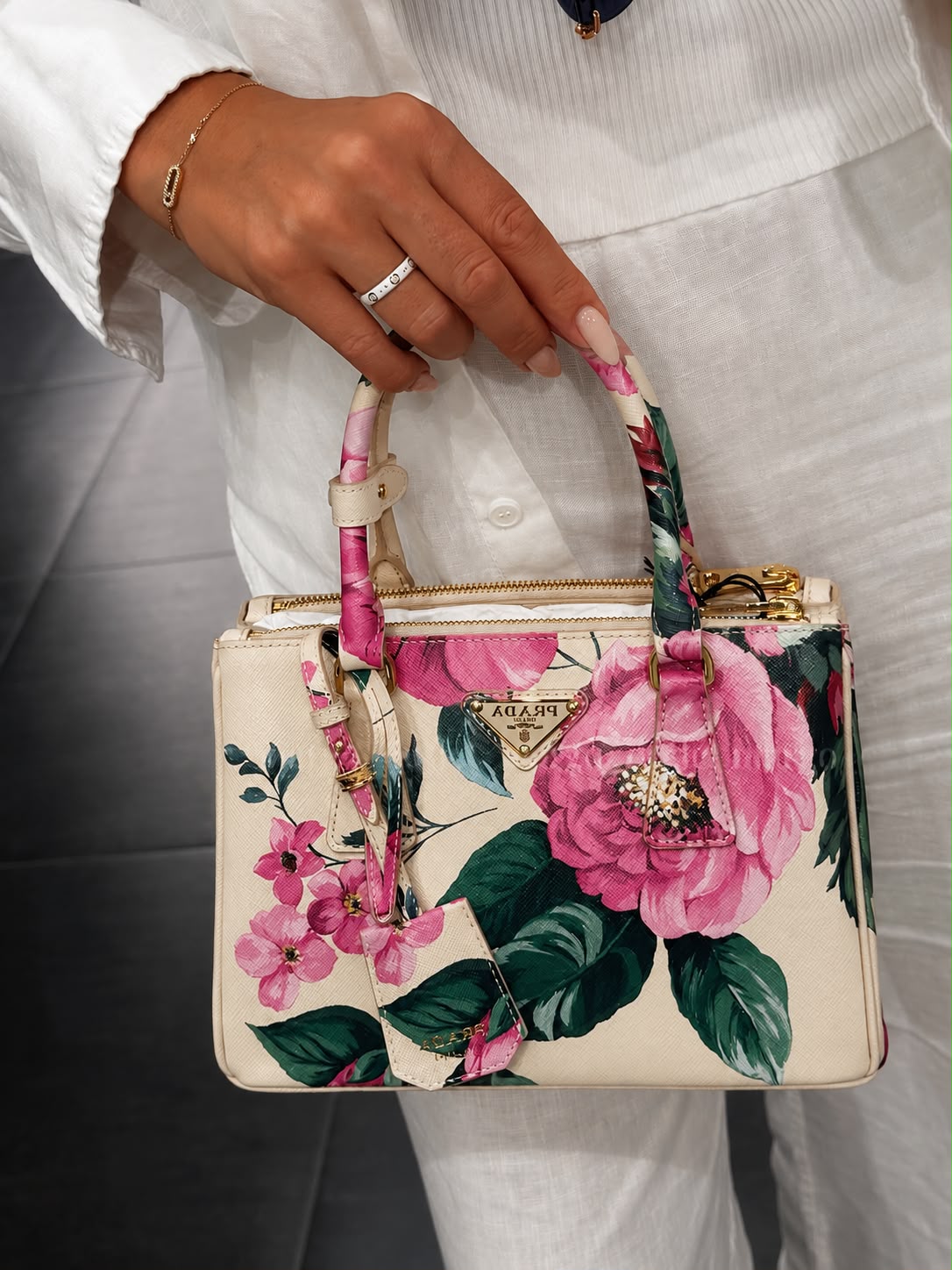 Galleria Saffiano Leather Small Bag
