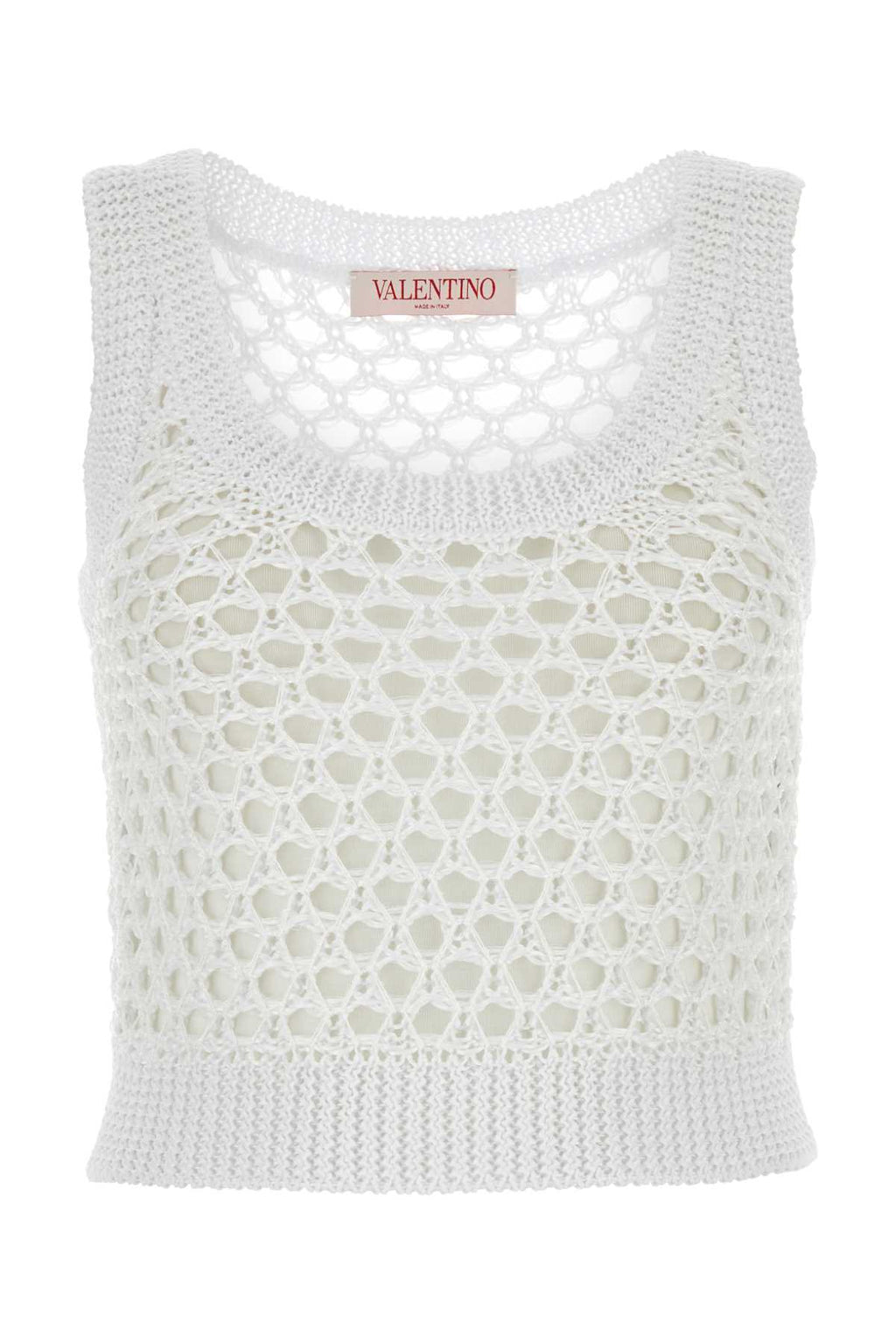 VALENTINO GARAVANI CANOTTA MAGLIA ESCAPE For Women Exterior: 73% Polyester 20% Nylon 6% Viscose 1% Metallic fiber