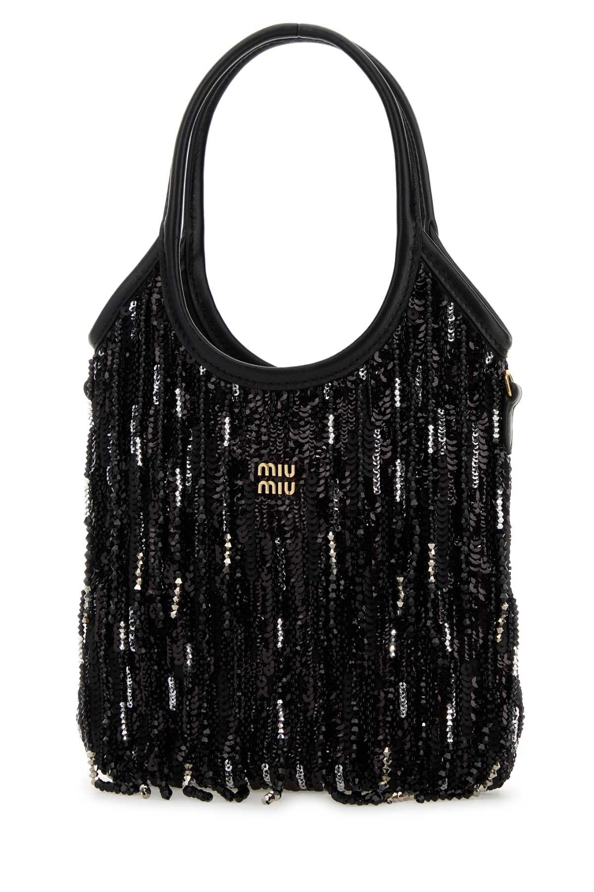 MIU MIU BORSE For Women Exterior: 100% Fabric Lining: 100% Fabric Finishing: Golden metal