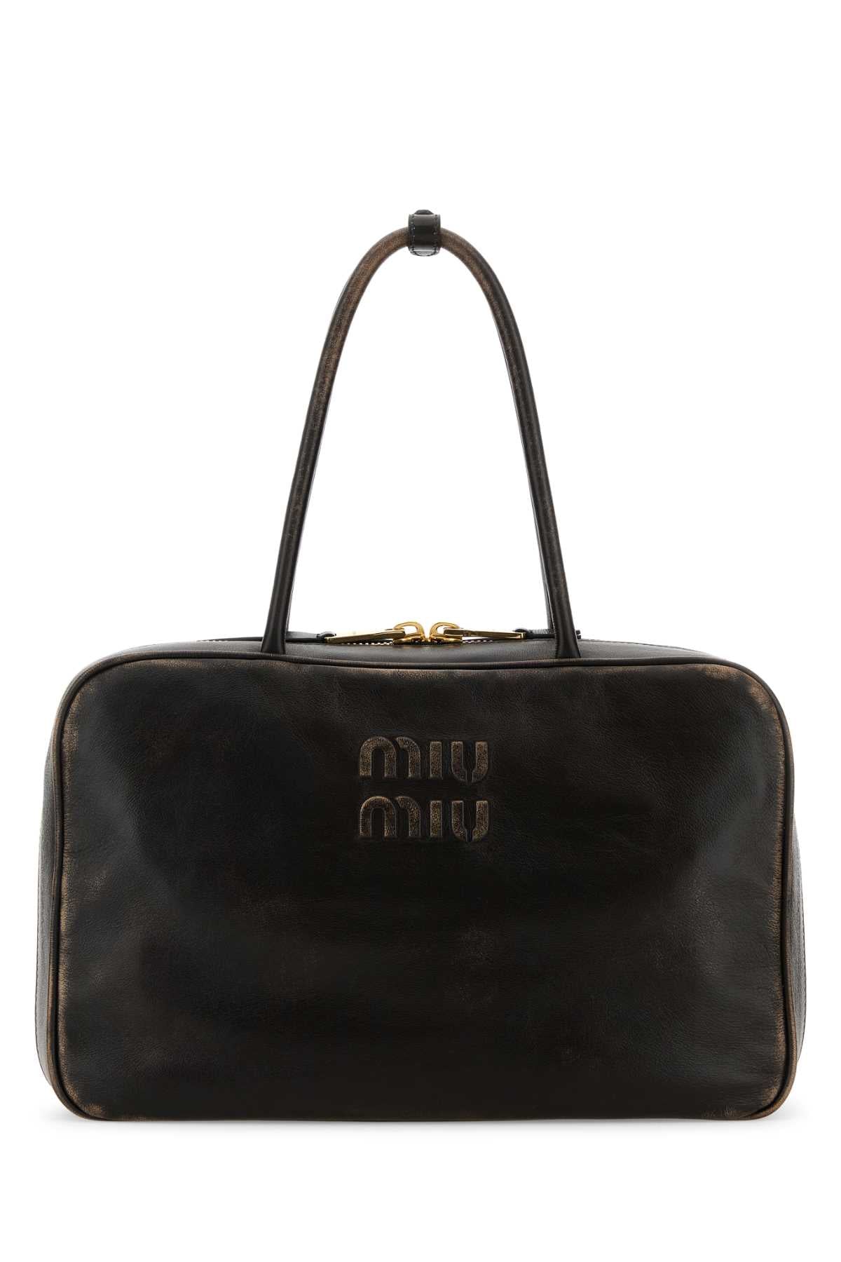 MIU MIU BORSE For Women Exterior: 100% Leather Lining: 100% Fabric Finishing: Golden metal