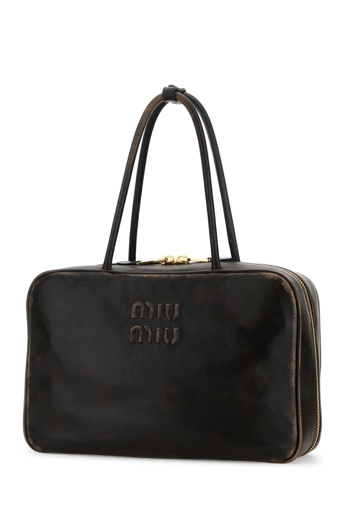 MIU MIU BORSE For Women Exterior: 100% Leather Lining: 100% Fabric Finishing: Golden metal
