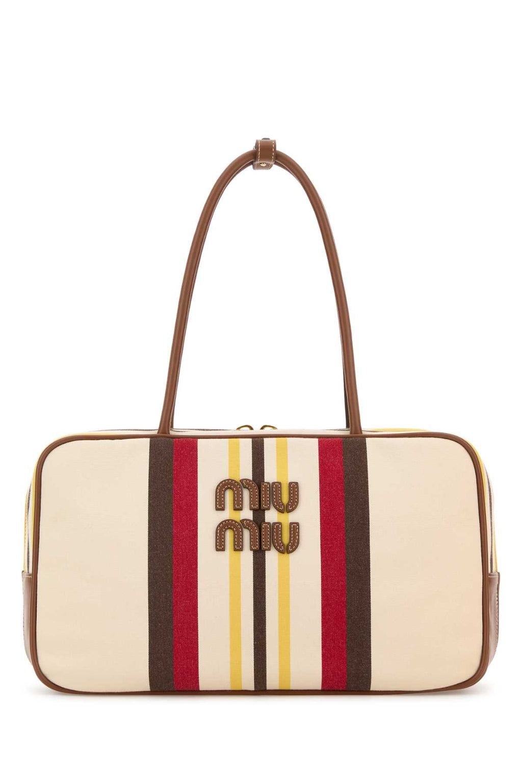 MIU MIU BORSE For Women Exterior: 100% Fabric Lining: 100% Fabric Finishing: Golden metal