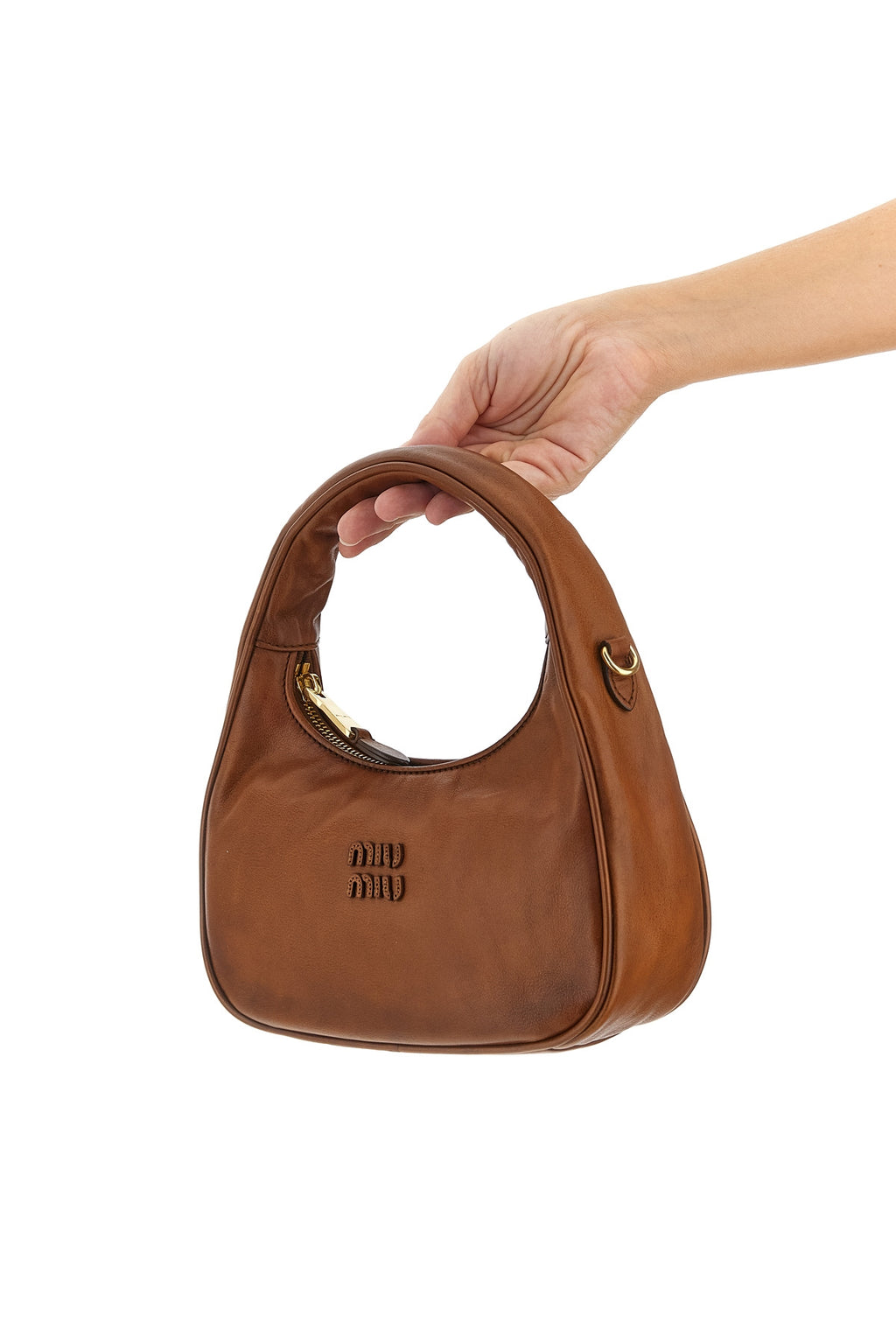MIU MIU 'Hobo Wander' handbag For Women 100% calfskin leather (Bos Taurus)