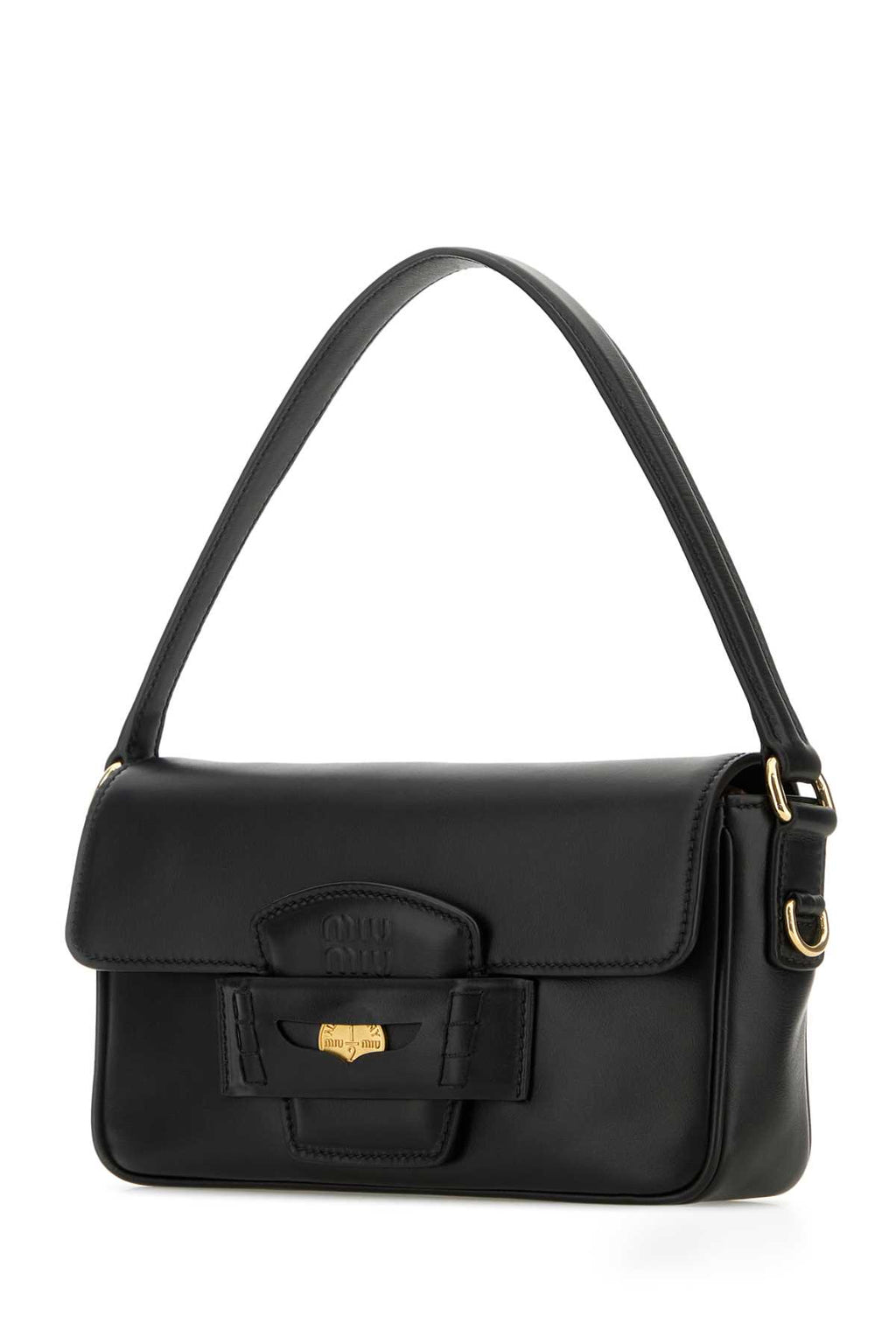 MIU MIU BORSE For Women Exterior: 100% Leather Lining: 100% Fabric Finishing: Golden metal