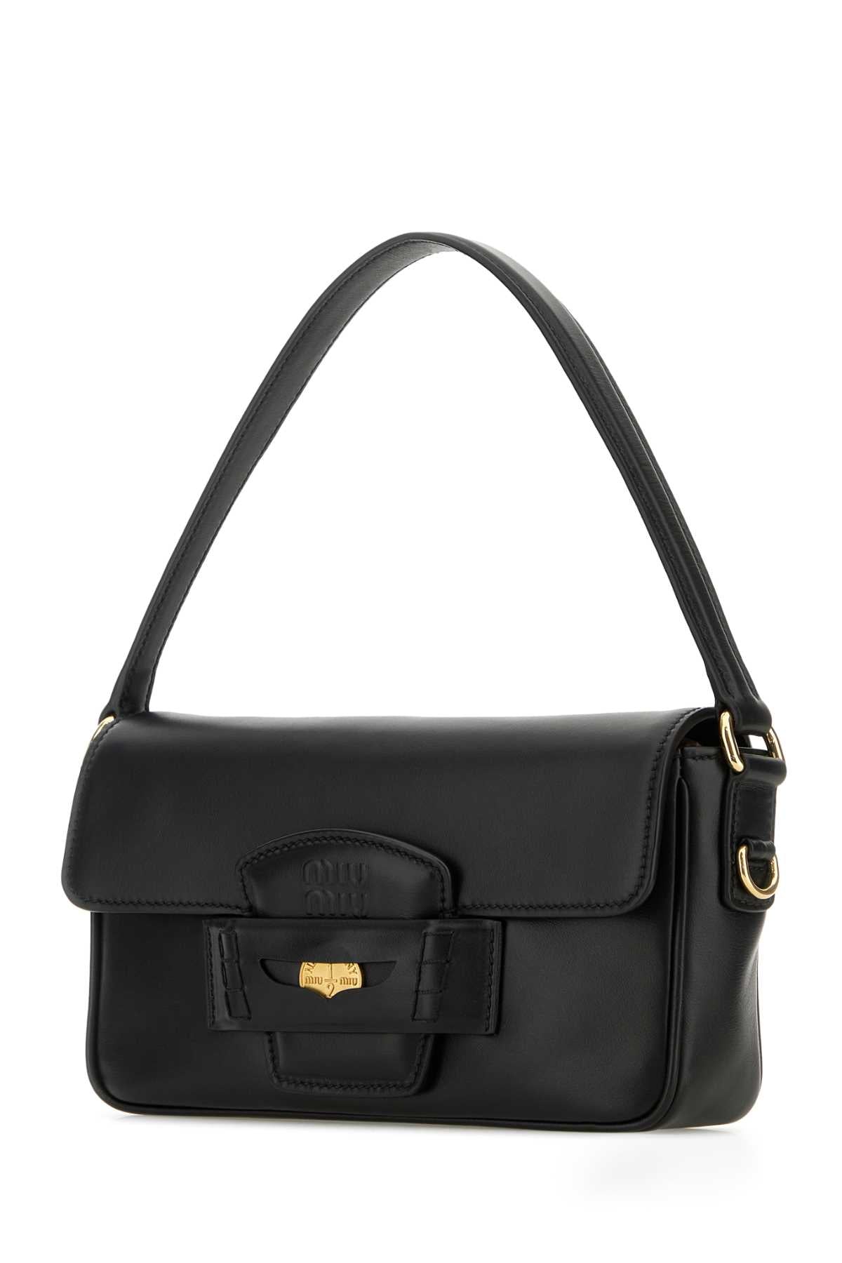 MIU MIU BORSE For Women Exterior: 100% Leather Lining: 100% Fabric Finishing: Golden metal