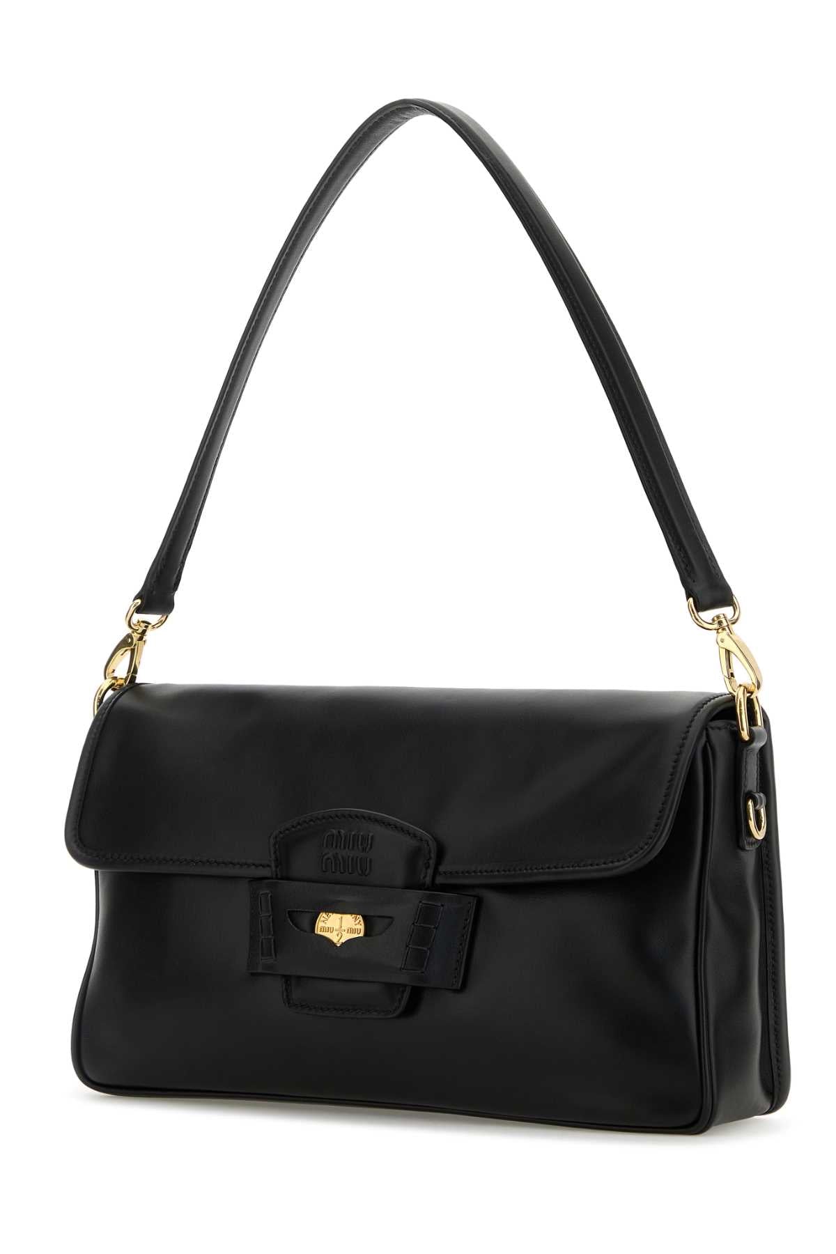 MIU MIU BORSE For Women Exterior: 100% Calf Lining: 100% Fabric Finishing: Golden metal