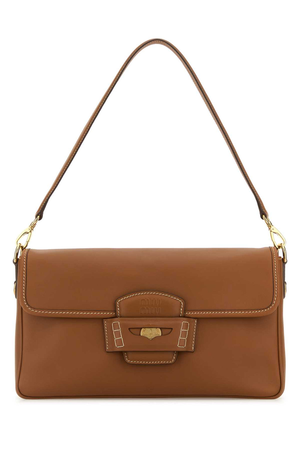 MIU MIU BORSE For Women Exterior: 100% Calf Lining: 100% Fabric Finishing: Golden metal