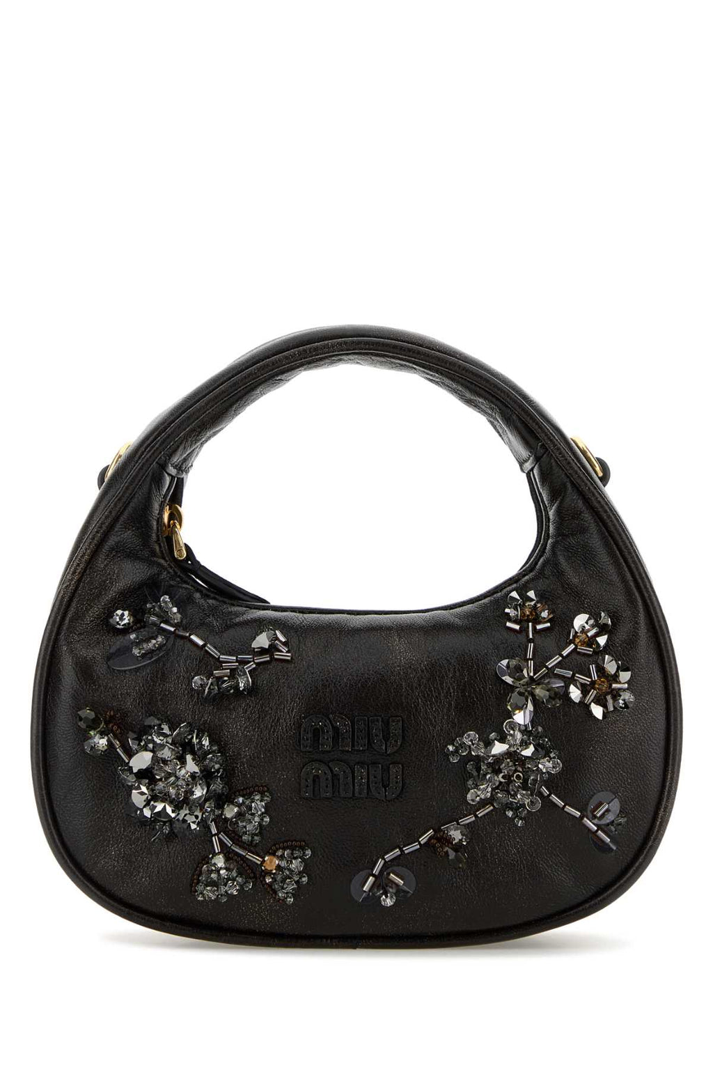 MIU MIU BORSE For Women Exterior: 100% Nappa leather Lining: 100% Fabric Finishing: Golden metal