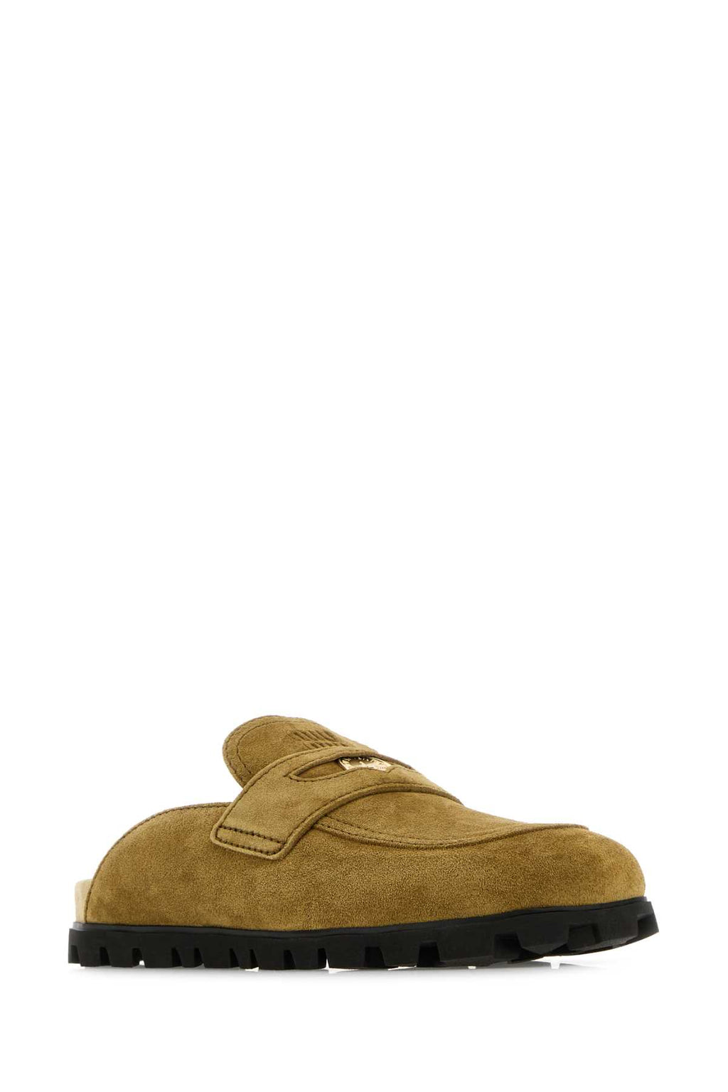 MIU MIU SABOT For Women Exterior: 100% Calf Interior: 100% Leather Sole: Rubber