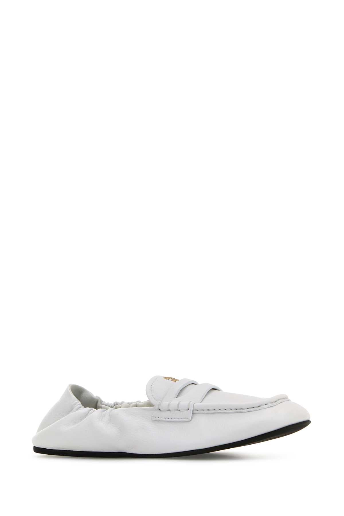 MIU MIU MOCASSINI For Women Exterior: 100% Nappa leather Interior: 100% Leather Sole: Rubber