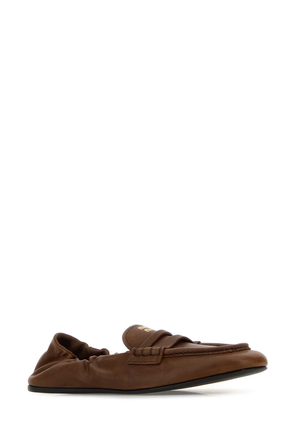 MIU MIU MOCASSINI For Women Exterior: 100% Nappa leather Interior: 100% Leather Sole: Rubber