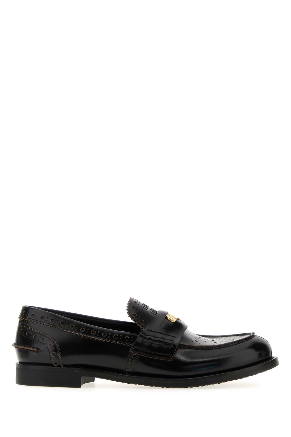 MIU MIU MOCASSINI For Women 100%Vitello