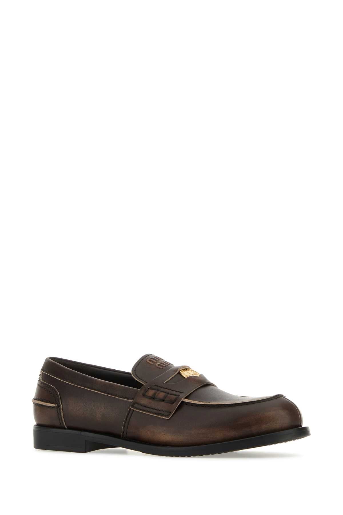 MIU MIU MOCASSINI For Women 100%Vitello