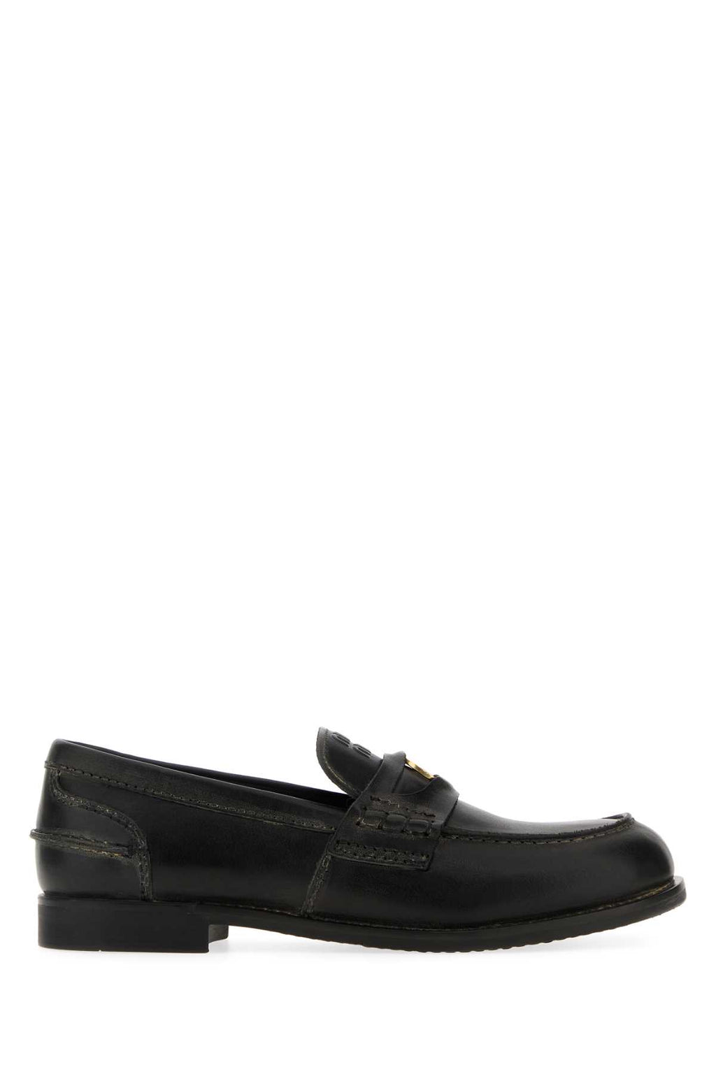 MIU MIU MOCASSINI For Women 100%CALFLEATHER