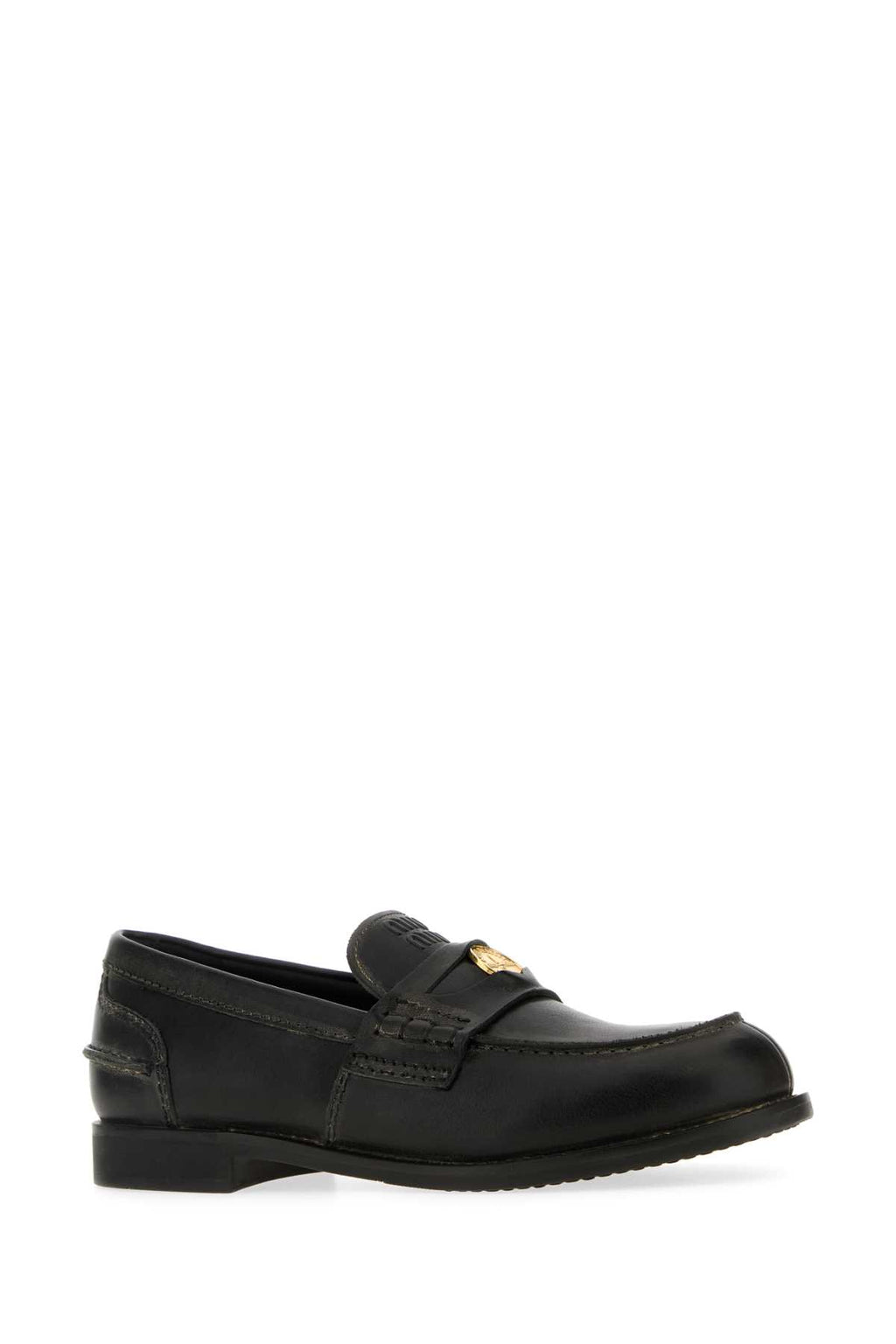 MIU MIU MOCASSINI For Women 100%CALFLEATHER