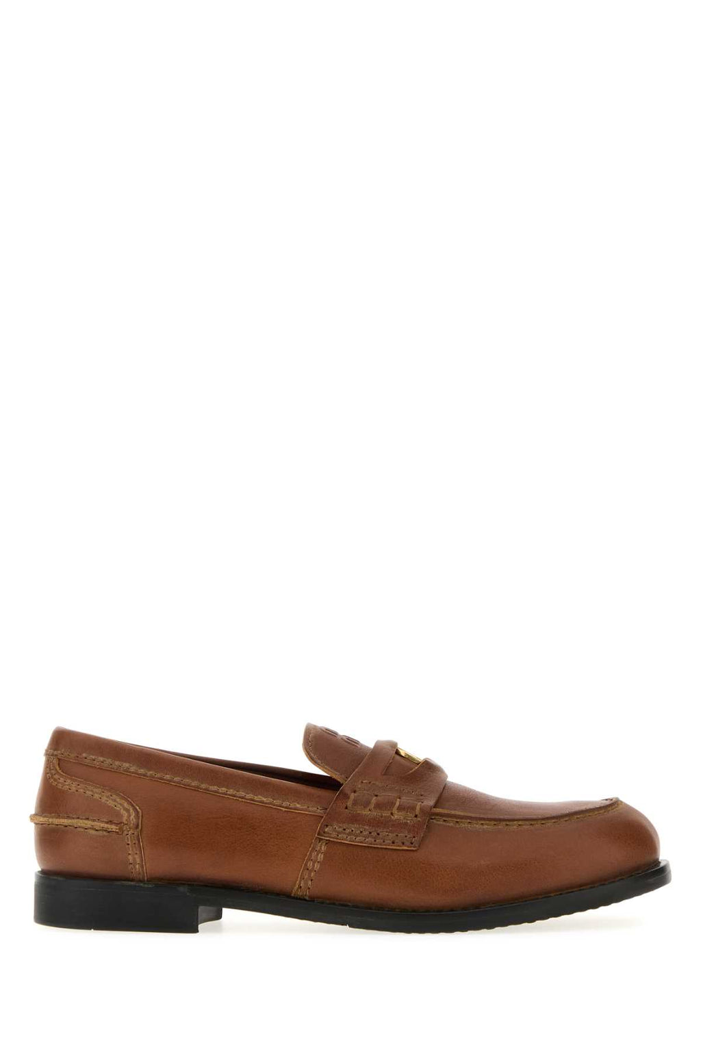 MIU MIU MOCASSINI For Women 100%CALFLEATHER