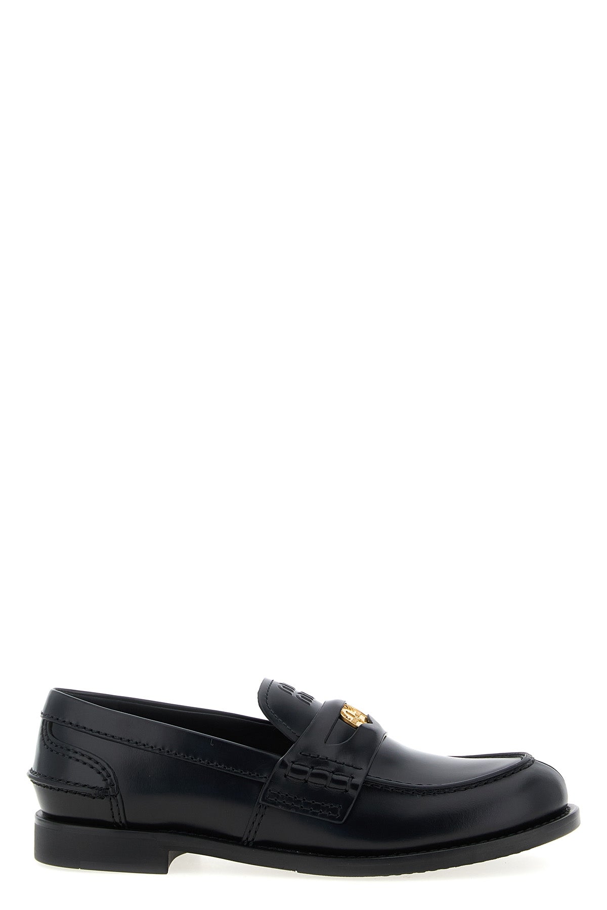 MIU MIU Penny loafers For Women 100% leather