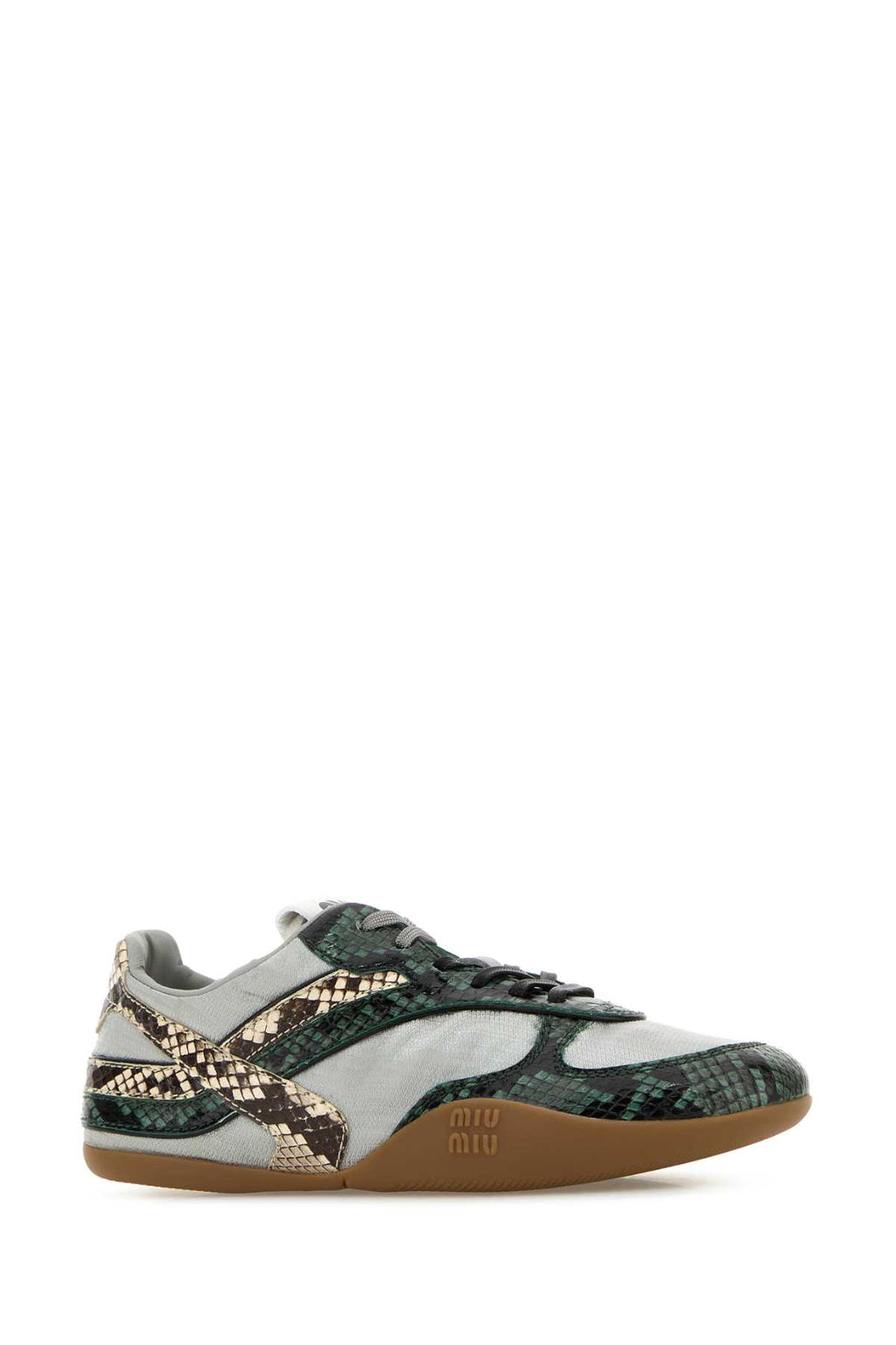 MIU MIU ALLACCIATE For Women Exterior: 100% Leather 100% Fabric Interior: 100% Fabric Sole: Rubber