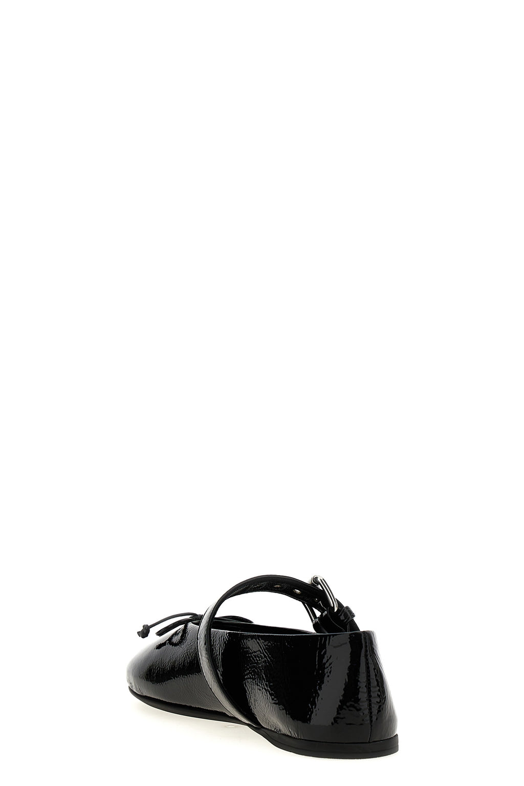 MIU MIU Buckle and bow ballet flats For Women 100% calfskin leather (Bos Taurus)