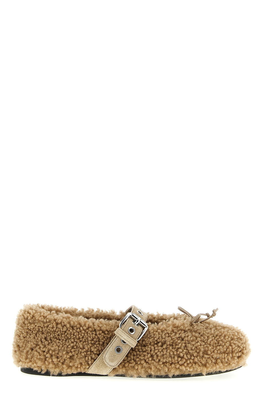 MIU MIU Sheepskin ballet flats For Women 100% ovis aries