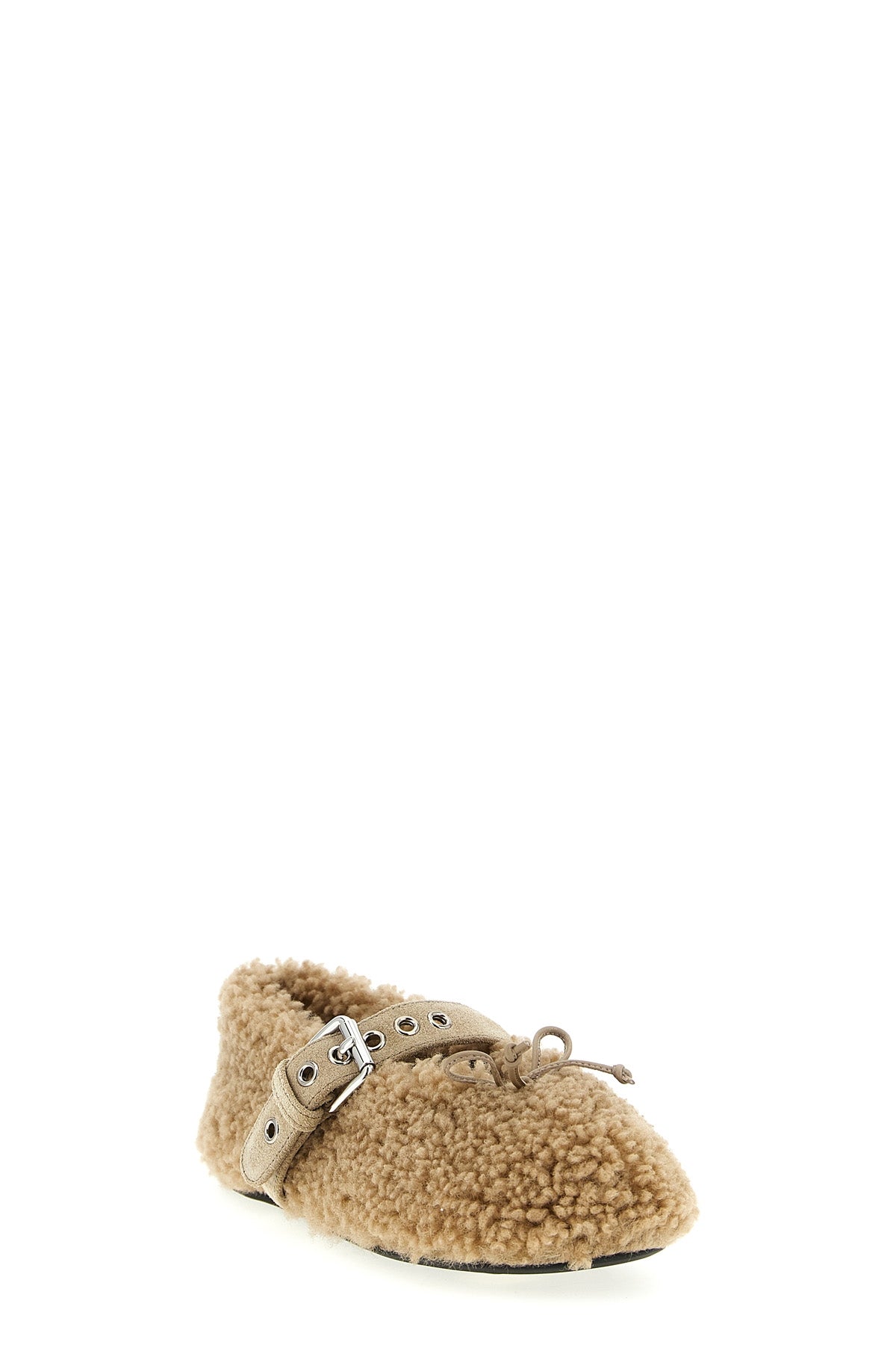 MIU MIU Sheepskin ballet flats For Women 100% ovis aries
