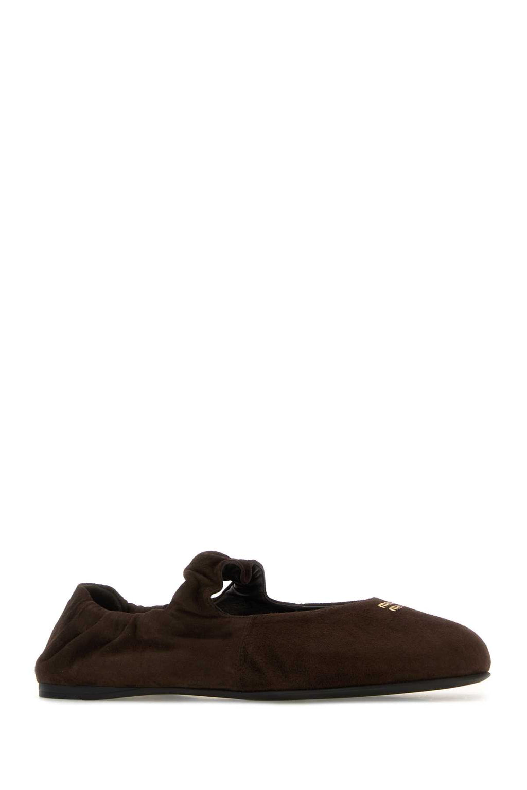 MIU MIU BALLERINE For Women Exterior: 100% Suede Interior: 100% Leather Sole: Rubber