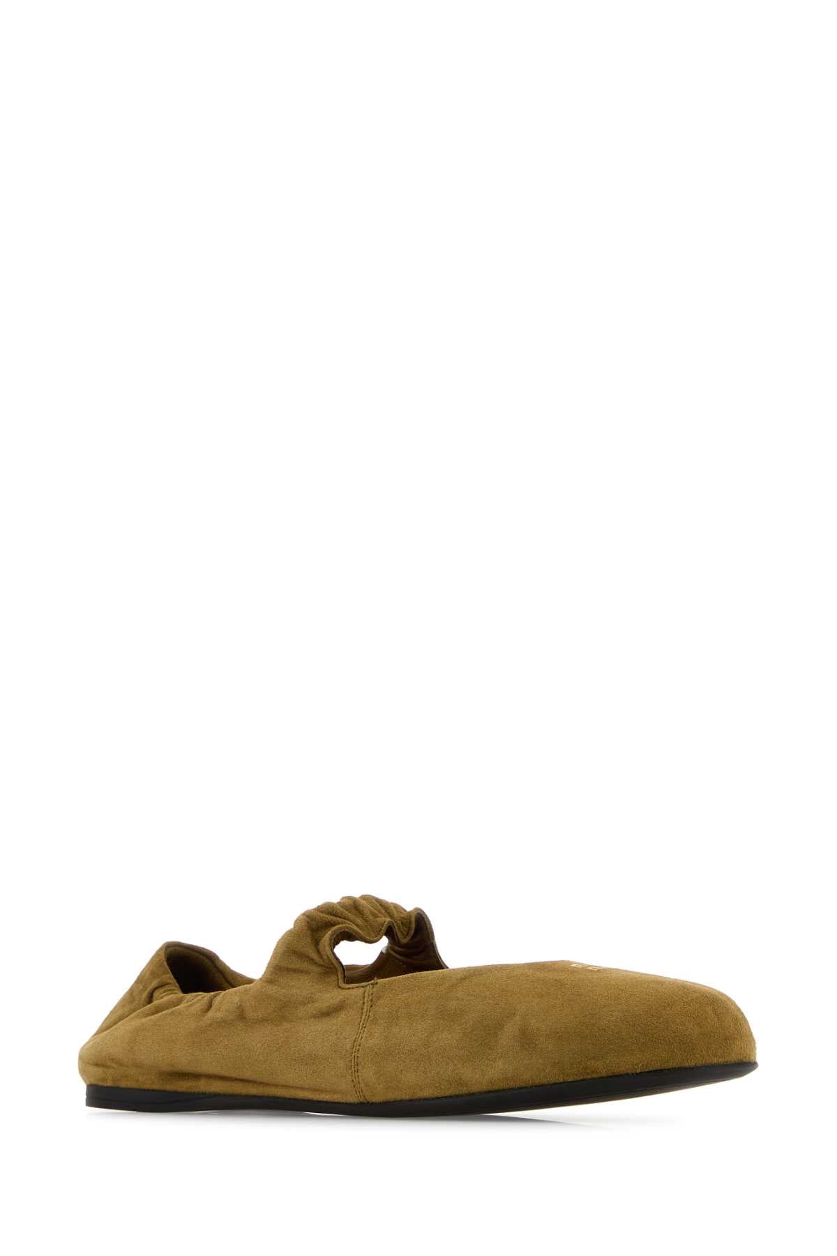 MIU MIU BALLERINE For Women Exterior: 100% Suede Interior: 100% Leather Sole: Rubber