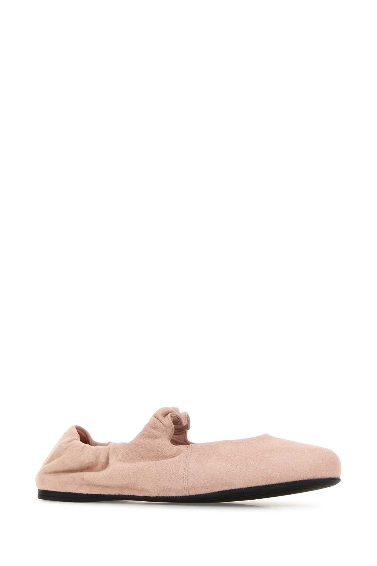 MIU MIU BALLERINE For Women Exterior: 100% Suede Interior: 100% Leather Sole: Rubber