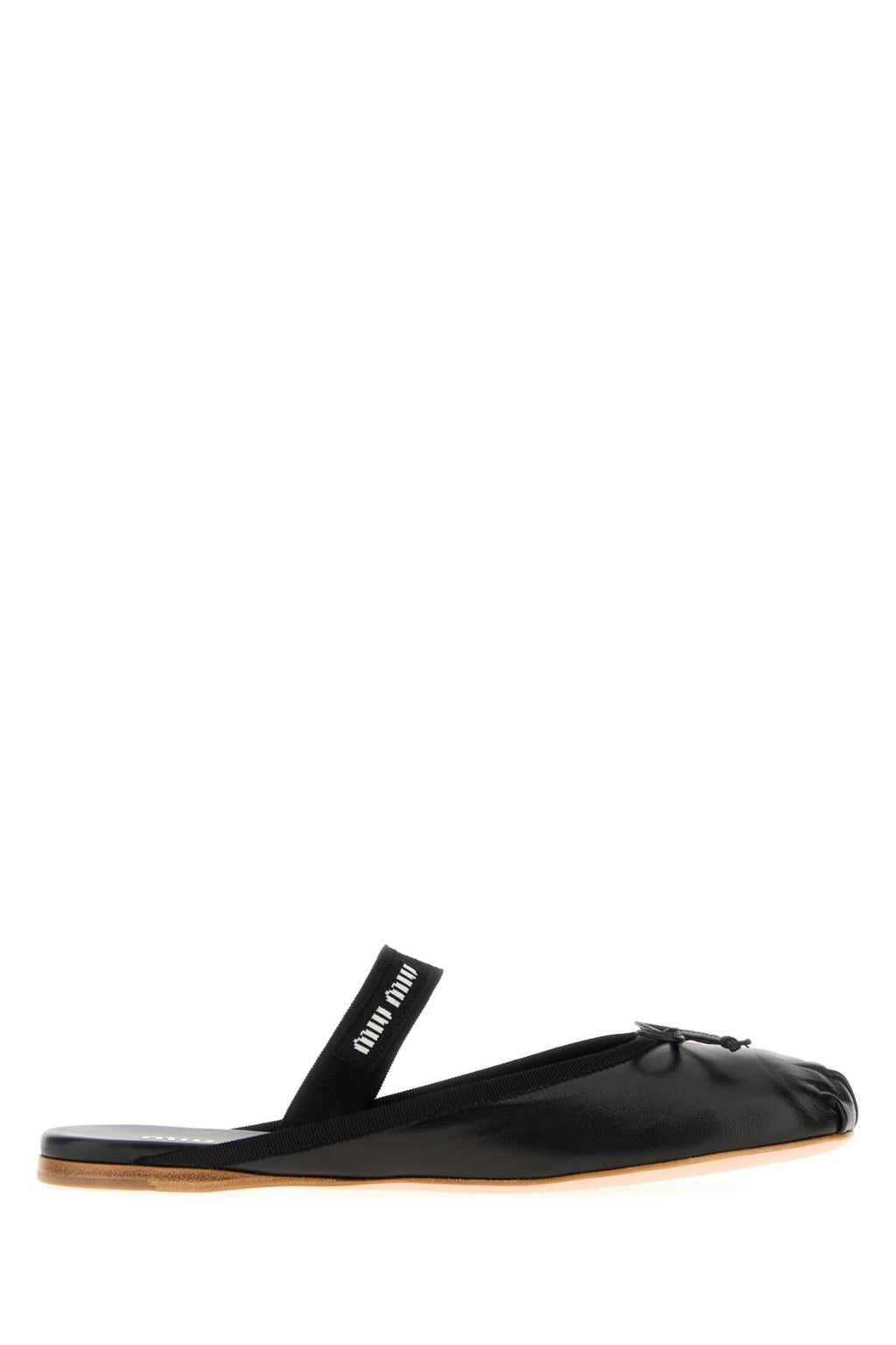 MIU MIU CALZATURE For Women Exterior: 100% Ovine leather Interior: 100% Leather Sole: Leather