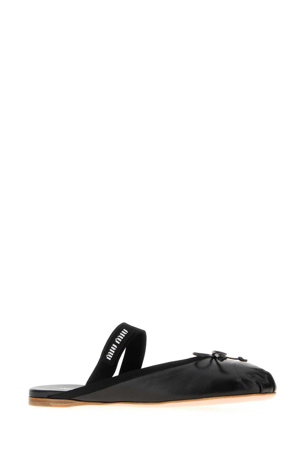 MIU MIU CALZATURE For Women Exterior: 100% Ovine leather Interior: 100% Leather Sole: Leather