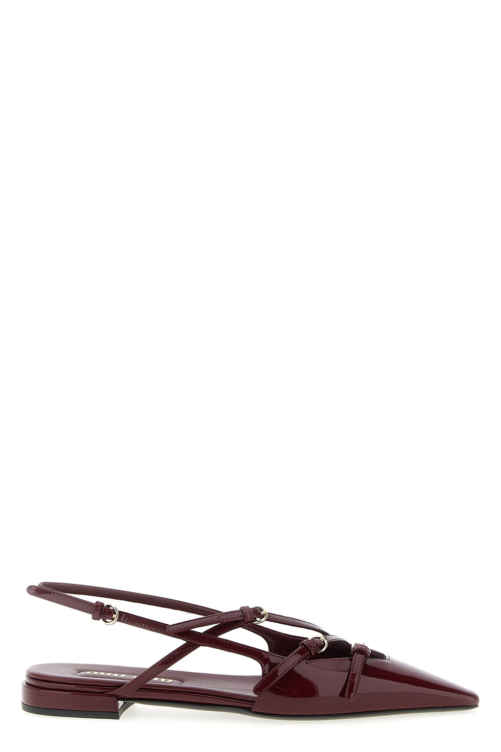 MIU MIU Slingback straps For Women 100% calfskin leather (Bos Taurus)