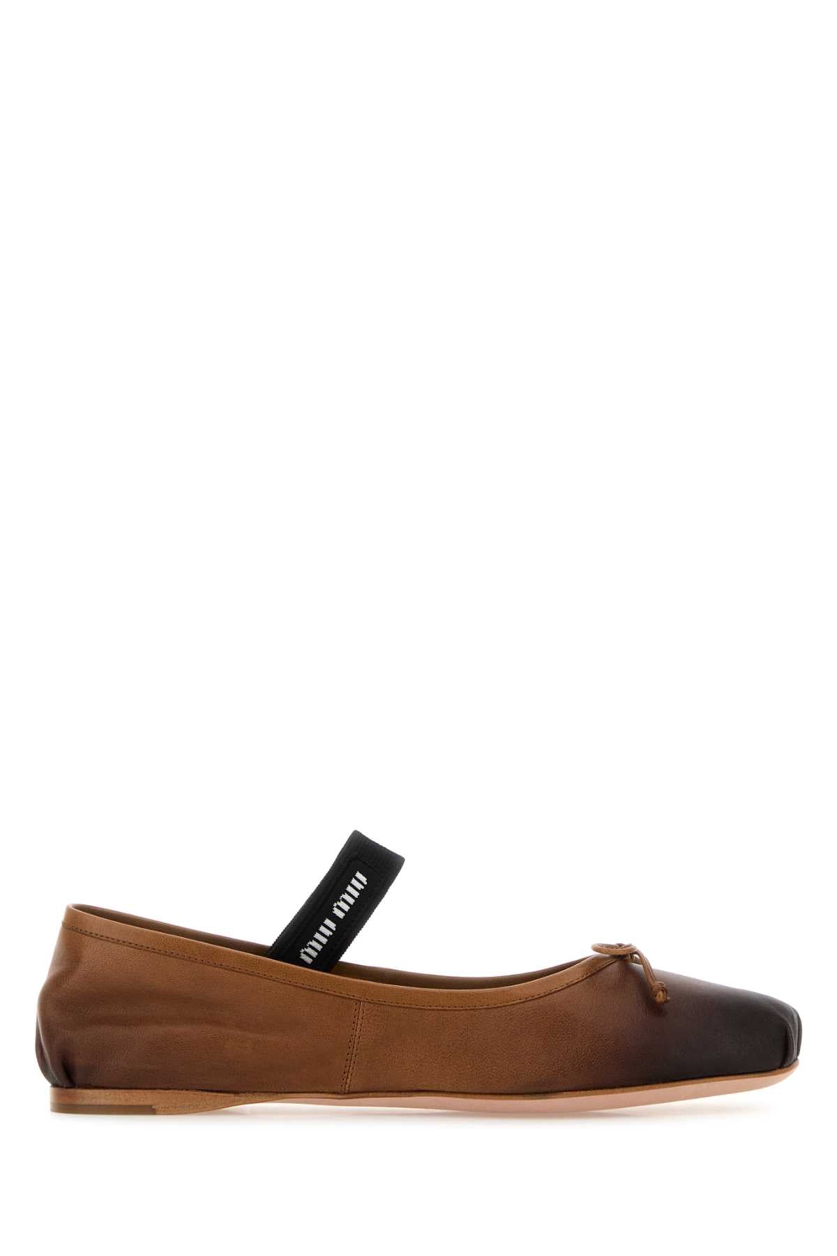 MIU MIU BALLERINE For Women 100%LAMBLEATHER