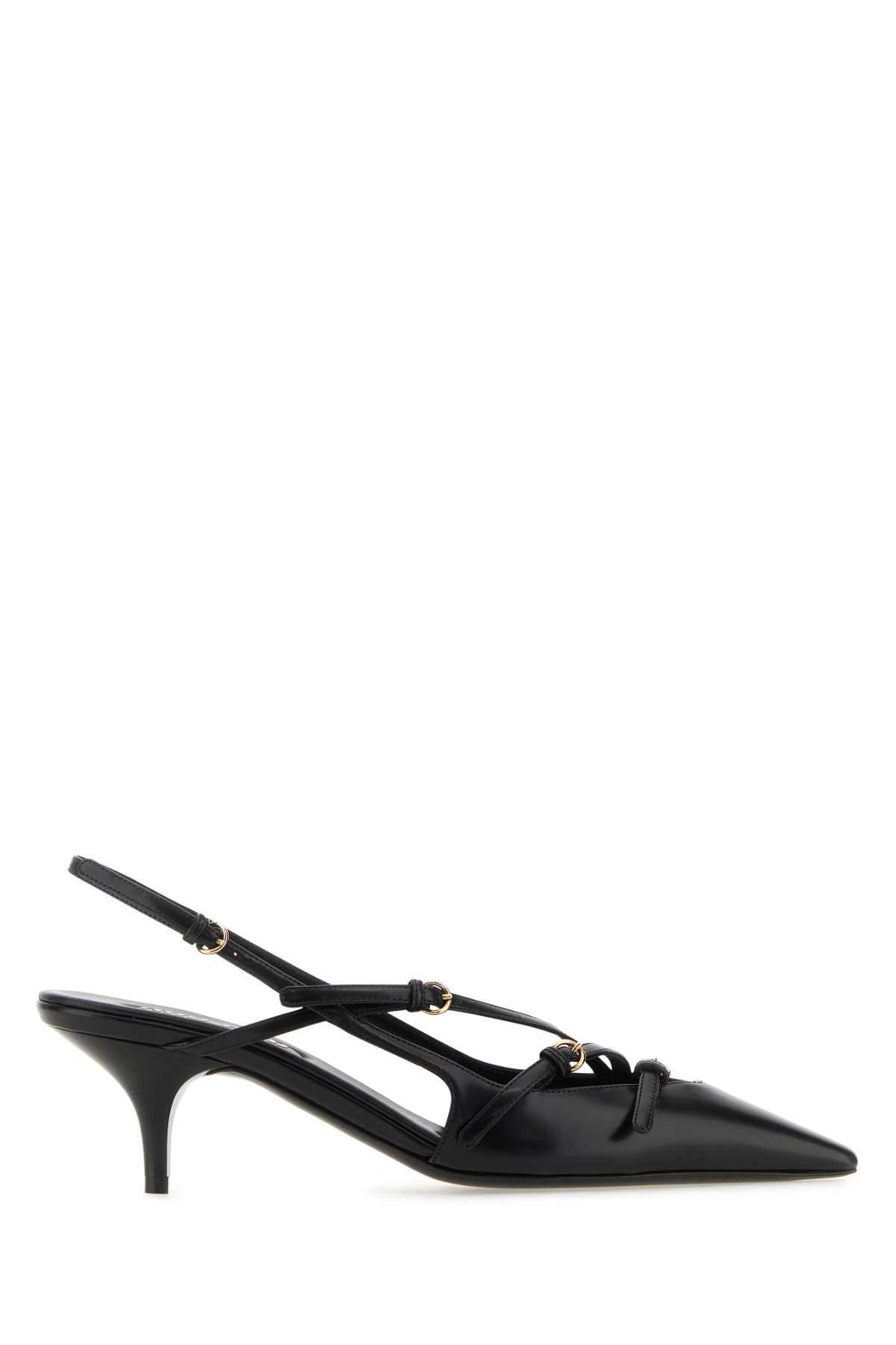 MIU MIU SCARPE STRINGATE For Women 100%CALFLEATHER